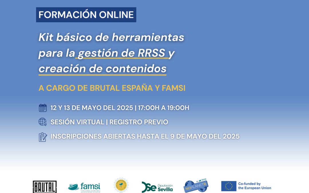 Inscríbete en la nueva formación en gestión de redes sociales y creación de contenidos